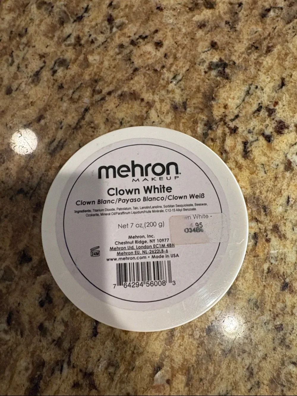 Clown‎ White Cream Makeup - White